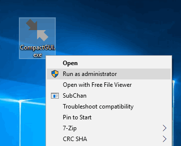 run program as administrator