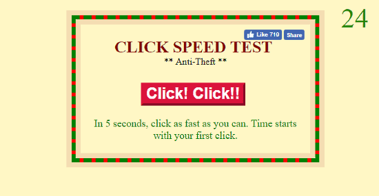 Click Speed Test Online