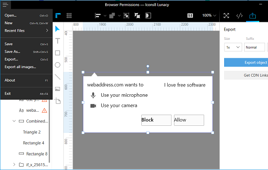 Lunacy Editor free sketch editor