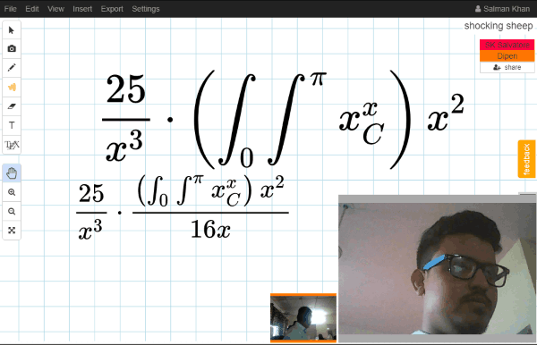 math whiteboard