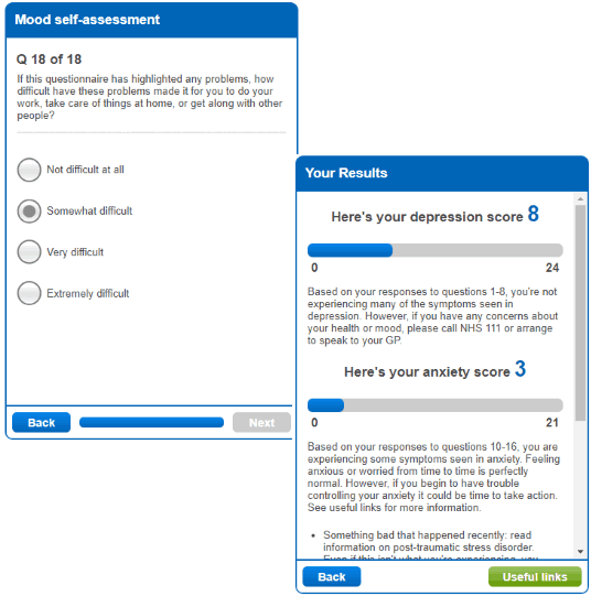 Mood self-assessment