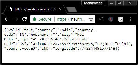 Neutrino API Free in action