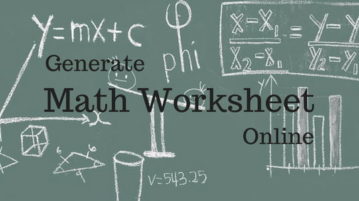 5 Online Math Worksheet Generator Websites Free