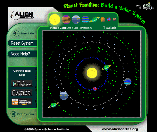 build a solar system simulator