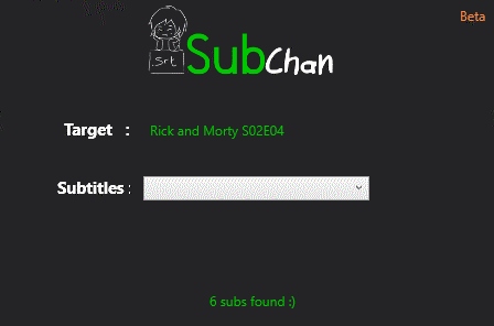 SubChan - Subtitle Downloader