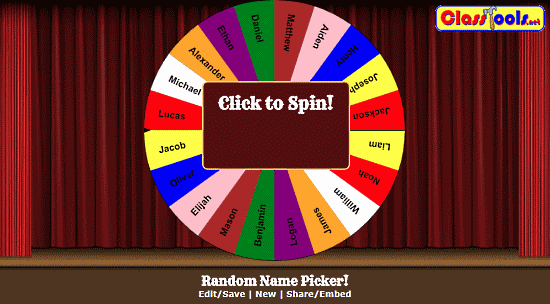 online random name picker