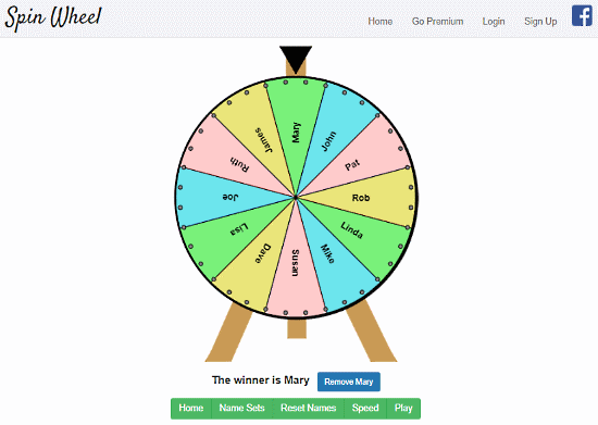 online random name picker