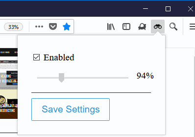 use enabled option and slider