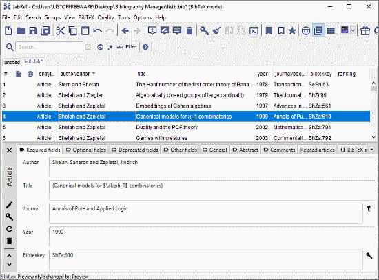 texstudio jabref bibliography