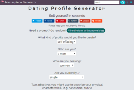 how to set up online dating profile