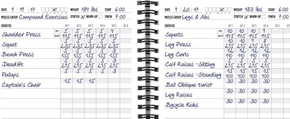 3 Free Online Workout Log Books to Record, Track Day to Day Exercises