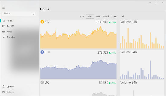 cryptocurrency tracker app windows