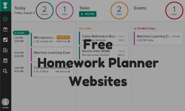 homework planner website