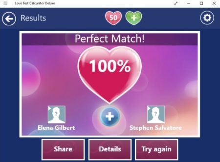 Love Tester Deluxe, Software