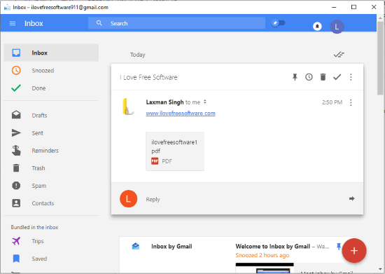 use inbox by gmail from desktop