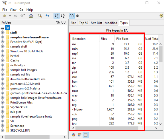 jdiskreport opening to java