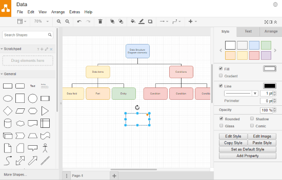 online data structure diagram maker