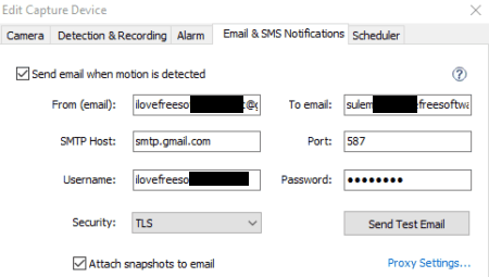 Gmail SMTP Settings