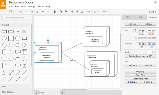 Make Deployment Diagram Online With These Free Websites 7111