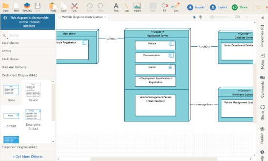 make deployment diagram online free