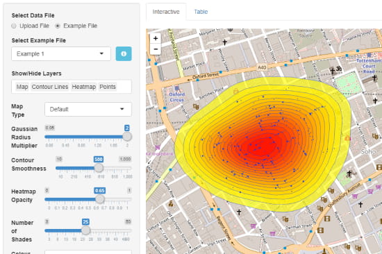 free online heat map generator