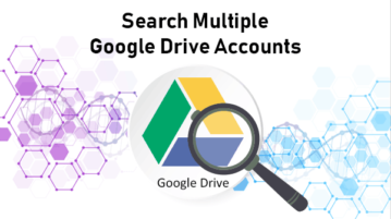 search multiple google drive accounts