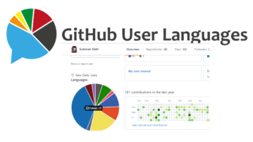 see languages used by github user in profile page