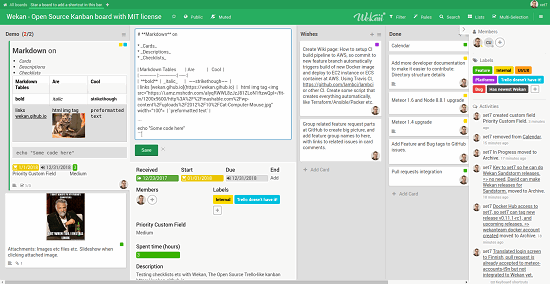 wekan free trello alternative