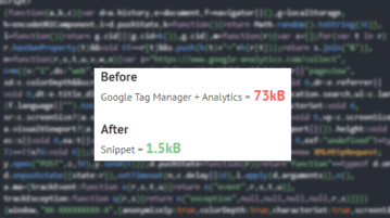 Lightweight Google Analytics Tracking Code to Improve Website Speed