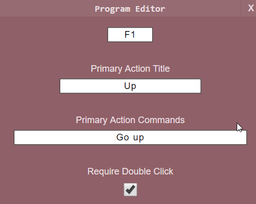 Program editor