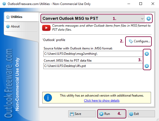 Msg To Pst Converter Freeware