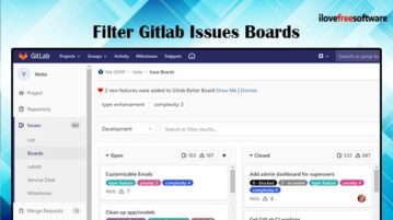 filter gitlab issues boards