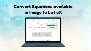 Convert Equation available in Image to LaTeX