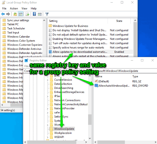 finding registry key for windows 10 pro