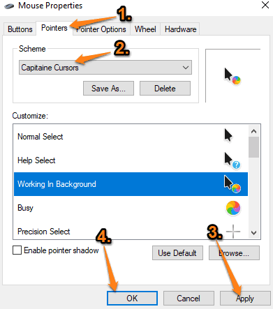 mac mouse pointer for windows 10