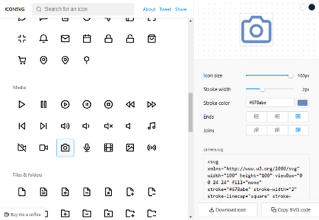 online svg icon generator