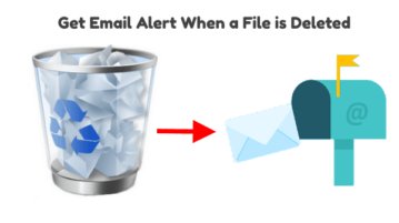 Get Email Alert When a Specific File is Deleted