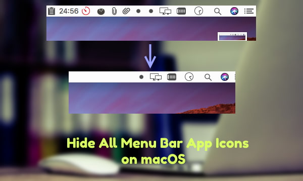 how to hide app bar on mac
