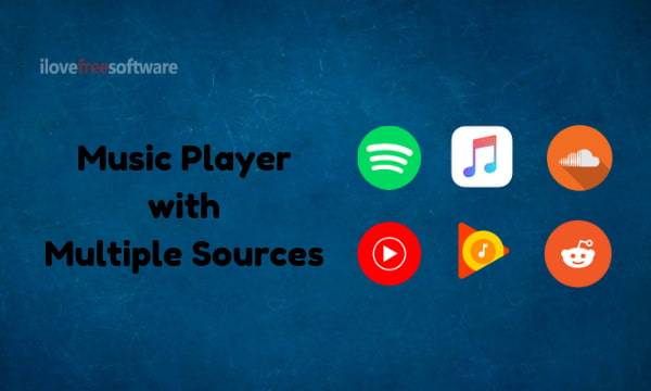 5 Free Multi-in-One Music Players for Spotify, SoundCloud, Reddit