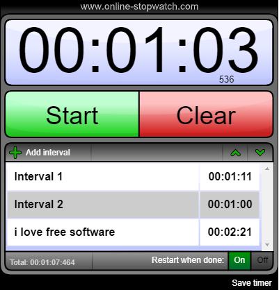 Interval training timer discount online