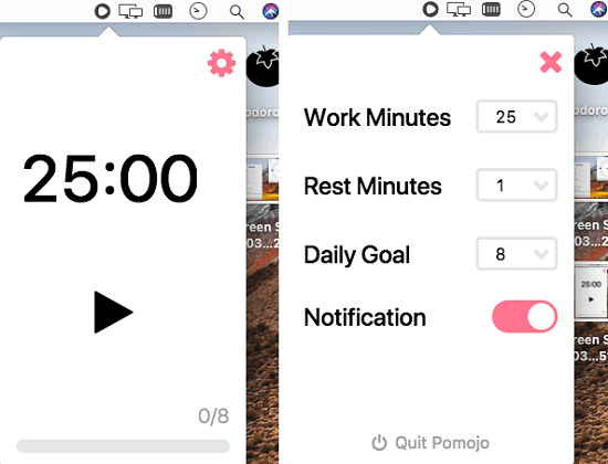 pomodoro app macos