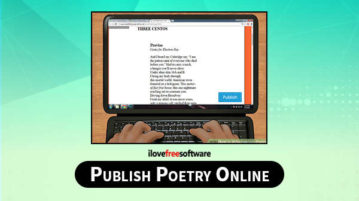 Publish poetry online
