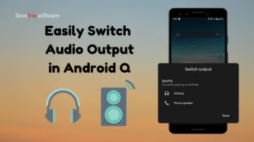 How to Switch Audio Output in Android Q?