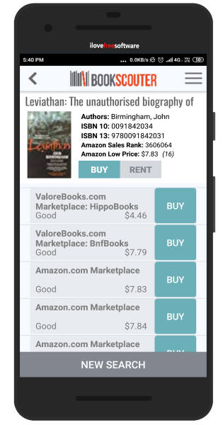 Book Barcode Scanner