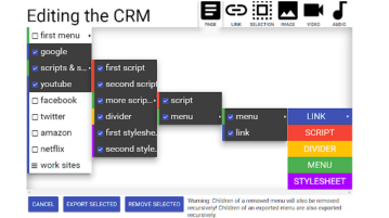 Chrome Extension to add Scripts, Links, CSS Code Shortcut in Context Menu