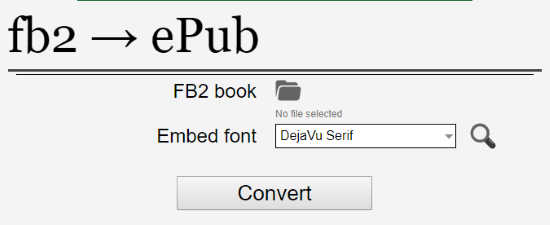 Convert FB2 to EPUB