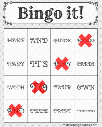 create online bingo cards