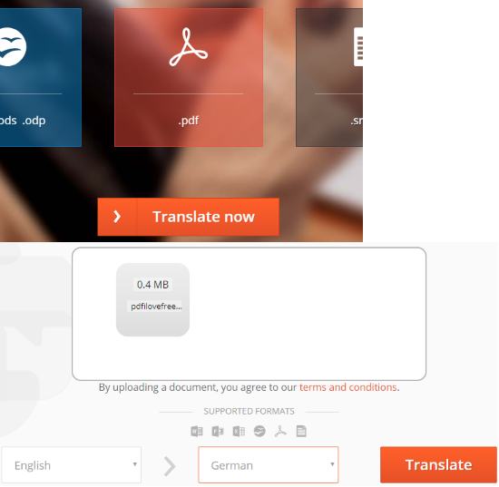 Free Online Document Translator