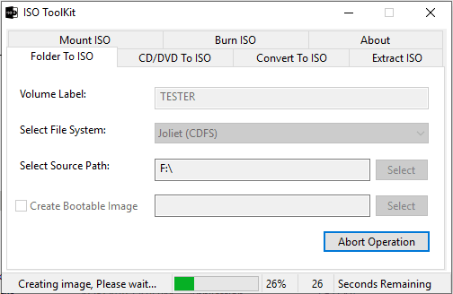 convert vmdk to iso in windows