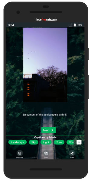 Instagram Caption Generator Android App